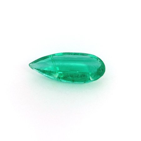 2.06 ct Pear Green Natural Emerald