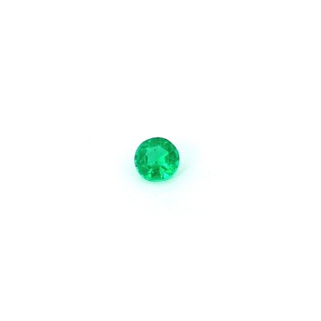 0.18 ct Round Green Natural Emerald