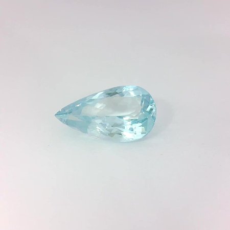 1.59 ct Pear Blue Natural Aquamarine