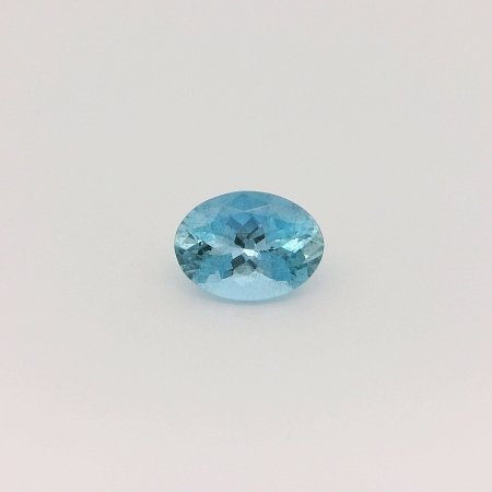 0.96 ct Oval Blue Natural Aquamarine