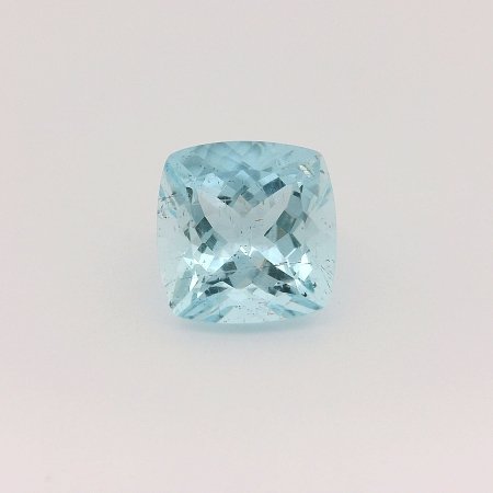 3.13 ct Cushion Blue Natural Aquamarine