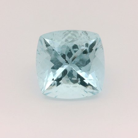 7.71 ct Cushion Blue Natural Aquamarine