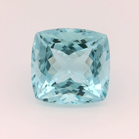 11.56 ct Cushion Blue Natural Aquamarine