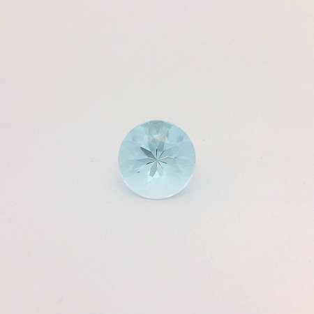 1.58 ct Round Blue Natural Aquamarine