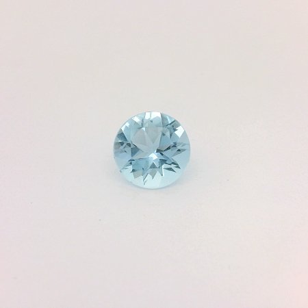 1.04 ct Round Blue Natural Aquamarine