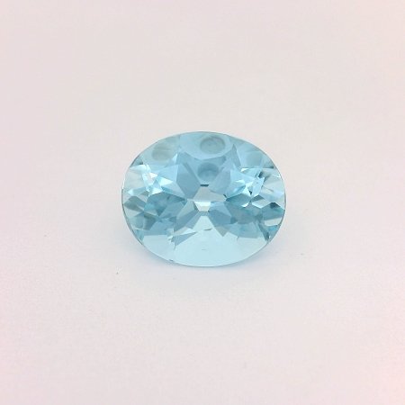 3.42 ct Oval Blue Natural Aquamarine