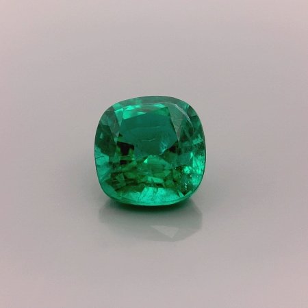 2.00 ct Cushion Green Natural Emerald