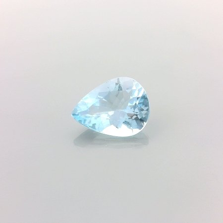 1.29 ct Pear Blue Natural Aquamarine