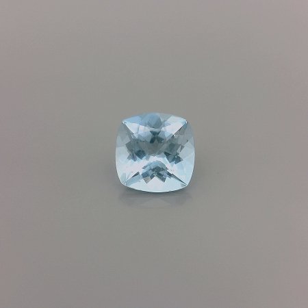 0.84 ct Cushion Blue Natural Aquamarine