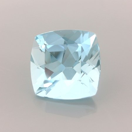 6.90 ct Cushion Blue Natural Aquamarine