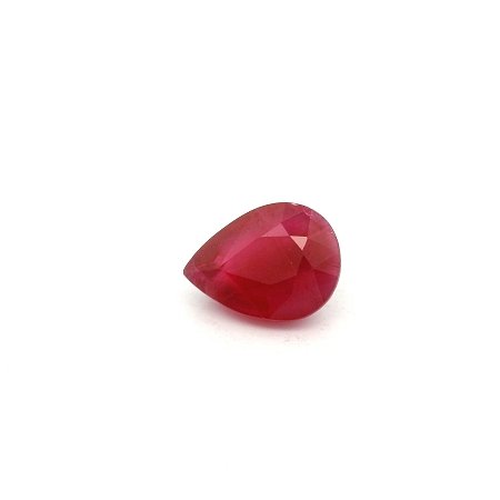 1.77 ct Pear Red Natural Ruby