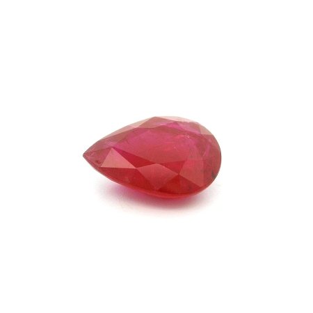 2.47 ct Pear Red Natural Ruby