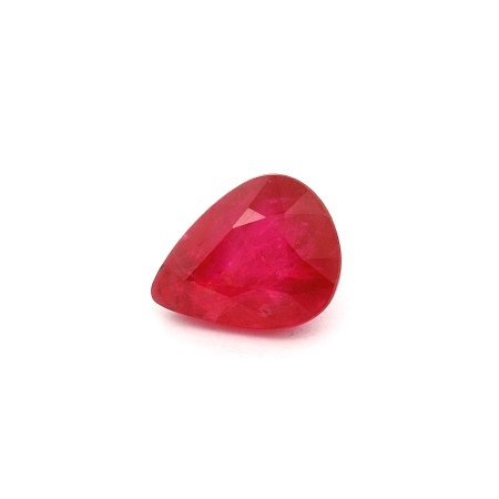 3.27 ct Pear Red Natural Ruby