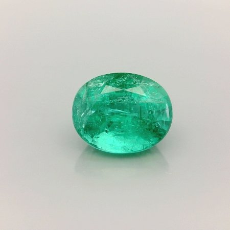 2.88 ct Oval Green Natural Emerald