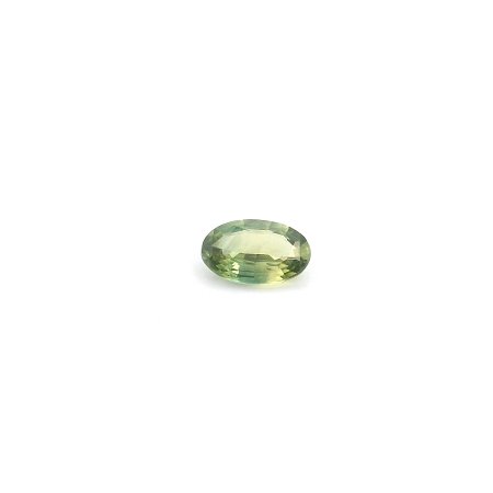 0.57 ct Oval Green Natural Sapphire
