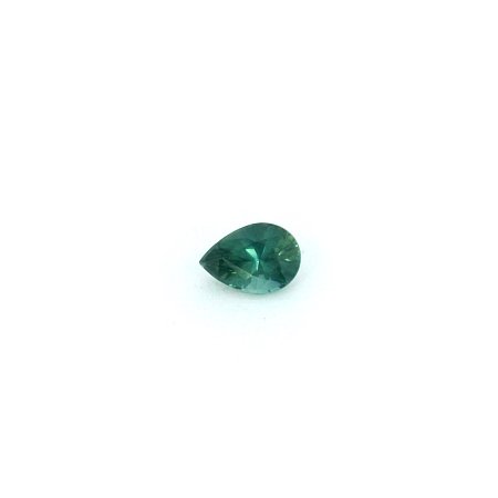 0.62 ct Pear Green Natural Sapphire