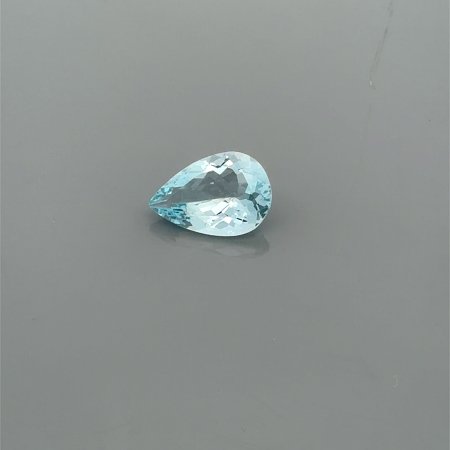 3.11 ct Pear Blue Natural Aquamarine