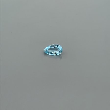 0.64 ct Pear Blue Natural Aquamarine
