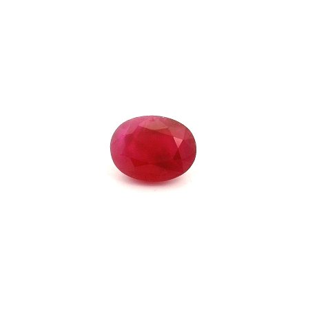 2.08 ct Oval Red Natural Ruby