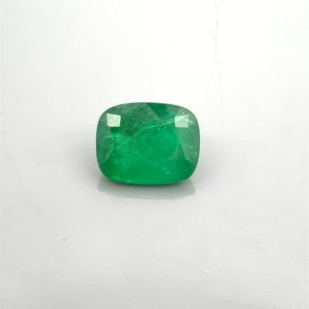15.09 ct Cushion Green Natural Emerald
