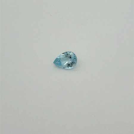 0.59 ct Pear Blue Natural Aquamarine