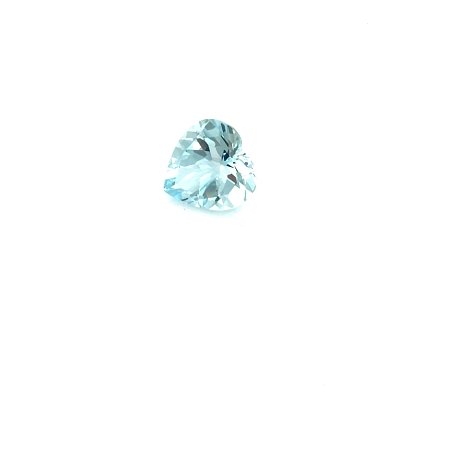 1.47 ct Heart Blue Natural Aquamarine