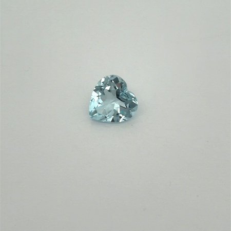 1.58 ct Heart Blue Natural Aquamarine