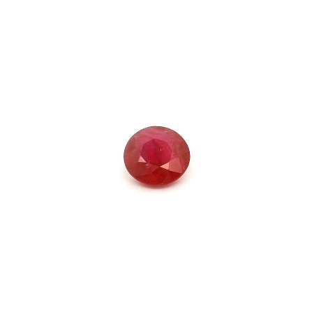 0.87 ct Round Red Natural Ruby