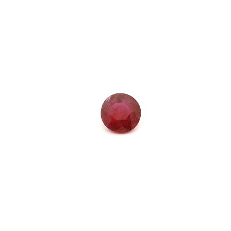 0.69 ct Round Red Natural Ruby