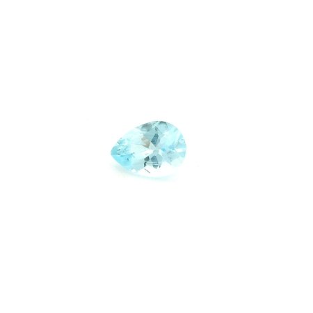 0.61 ct Pear Blue Natural Aquamarine