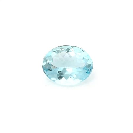1.95 ct Oval Blue Natural Aquamarine