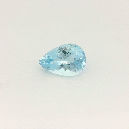 1.87 ct Pear Blue Natural Aquamarine