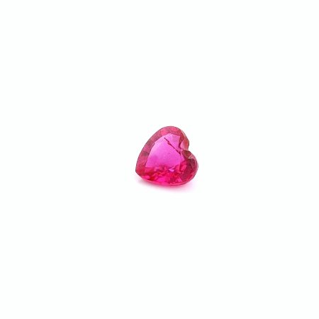 0.50 ct Heart Red Natural Ruby