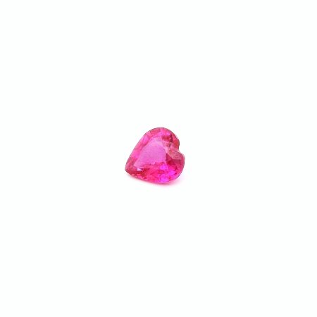 0.44 ct Heart Red Natural Ruby