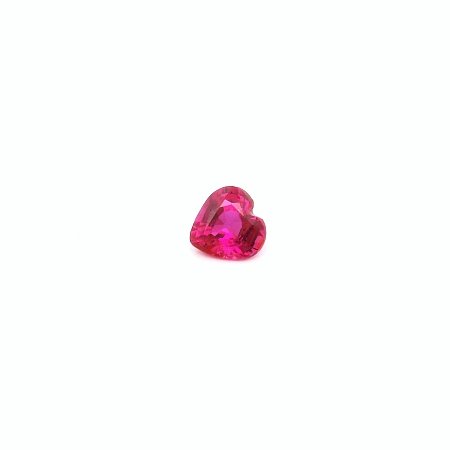 0.33 ct Heart Red Natural Ruby