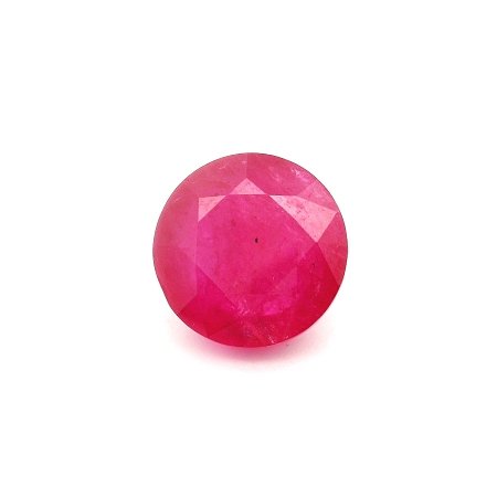 5.79 ct Round Red Natural Ruby