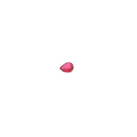 0.35 ct Pear Red Natural Ruby