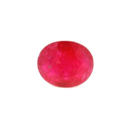 6.13 ct Oval Red Natural Ruby