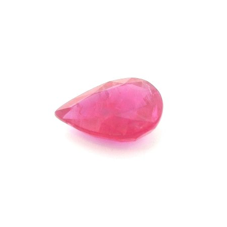 6.37 ct Pear Red Natural Ruby
