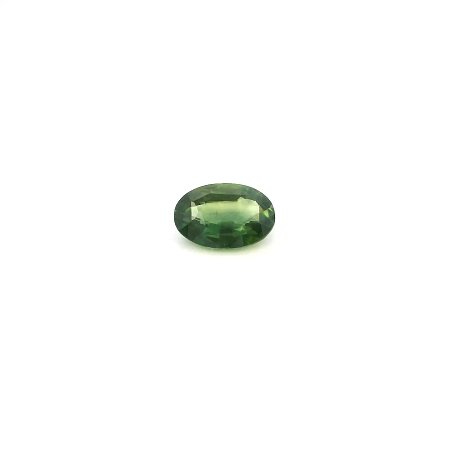 0.61 ct Oval Green Natural Sapphire