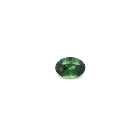 0.77 ct Oval Green Natural Sapphire