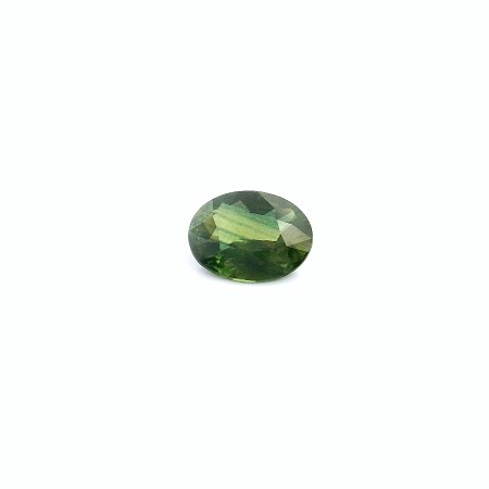 0.64 ct Oval Green Natural Sapphire