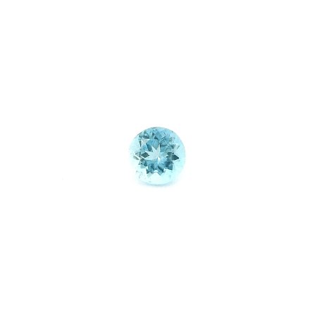 0.48 ct Round Blue Natural Aquamarine