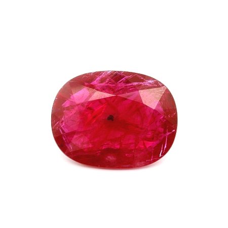 7.25 ct Cushion Red Natural Ruby