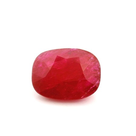7.26 ct Cushion Red Natural Ruby