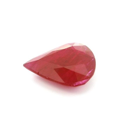 9.47 ct Pear Red Natural Ruby