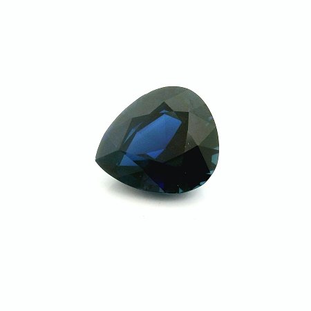 7.38 ct Pear Blue Natural Sapphire