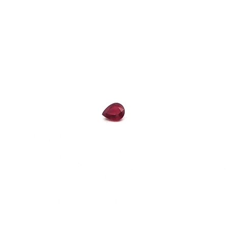 0.41 ct Pear Red Natural Ruby