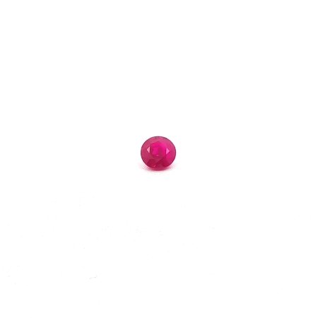 0.84 ct Round Red Natural Ruby