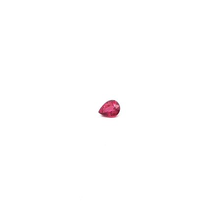 0.39 ct Pear Red Natural Ruby